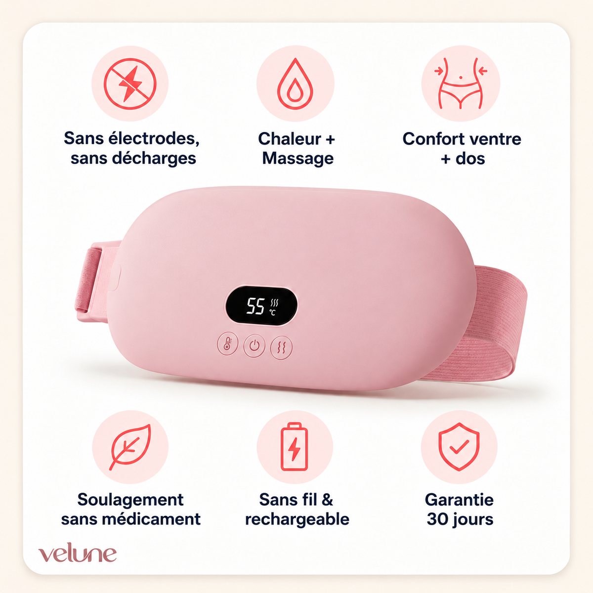 VELUNE - Le dispositif anti-douleurs pour l’endométriose