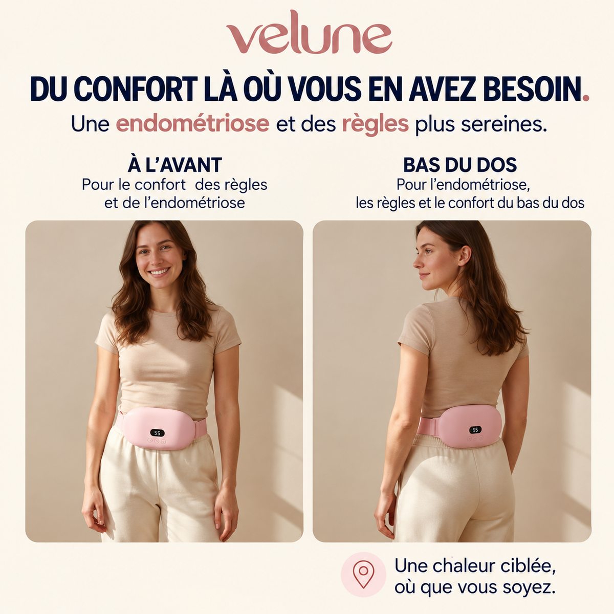 VELUNE - Le dispositif anti-douleurs pour l’endométriose